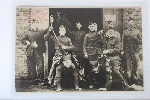 AK Belgien Gruppe Soldaten (Bourg Leopold) 1923 #PK753