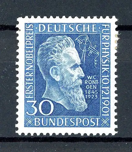 Bund 147 Z mit Falz Kurzbefund Schlegel #JM126