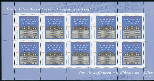 Bund Zehnerbogen 2011 postfrisch #HK664