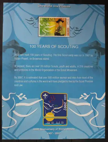 Malediven Block 617 mit 4654 postfrisch #WI747