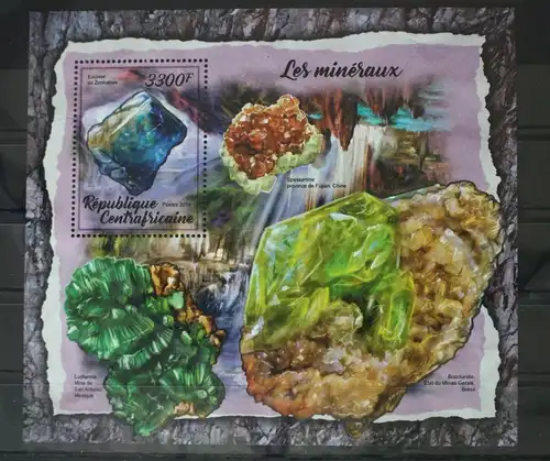 Zentralafrikanische Republik Block 1710 mit 7549 postfrisch #WJ273