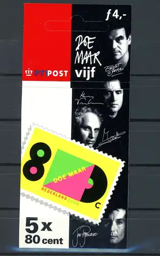 Niederlande Markenheft 60 gestempelt Musik #JM569
