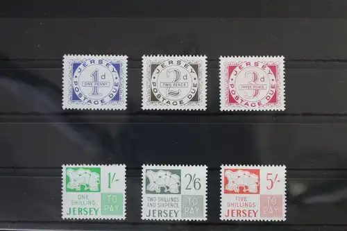 GB Jersey Portomarken 1-6 postfrisch #WJ541