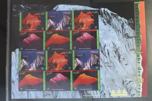 Vereinte Nationen Wien 363-366 postfrisch als Kleinbogen #WI801