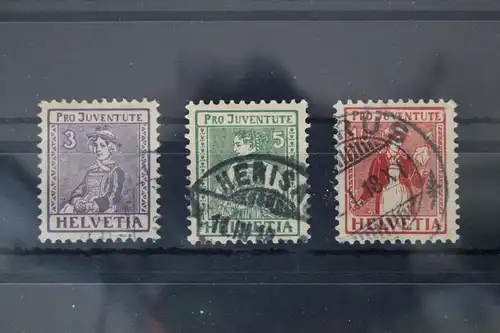 Schweiz 133-135 gestempelt Pro Juventute #WL008