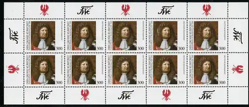 Bund Zehnerbogen 1781 postfrisch #HK682