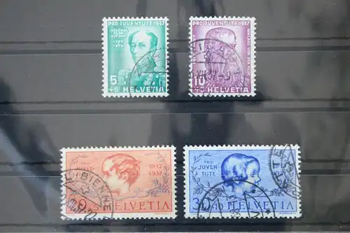 Schweiz 314-317 gestempelt Pro Juventute #WL105