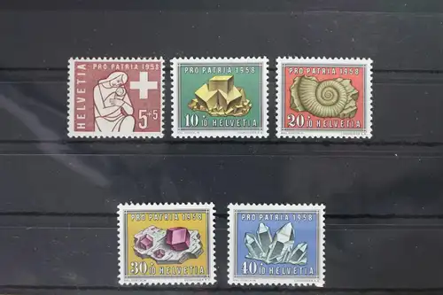 Schweiz 657-661 postfrisch Pro Patria #WK205