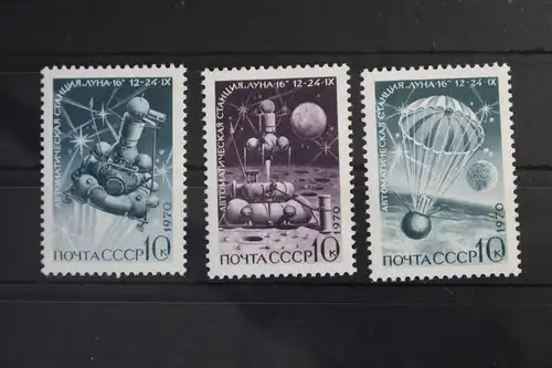 Sowjetunion 3827-3829 postfrisch Raumfahrt, Weltall #WF149