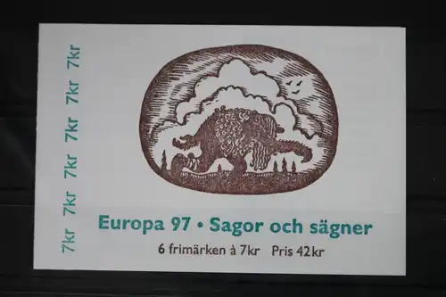 Schweden MH 228 postfrisch Europa Sagen und Legenden #WI920