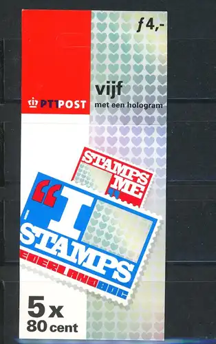 Niederlande Markenheft 53 gestempelt Briefmarke #JM571