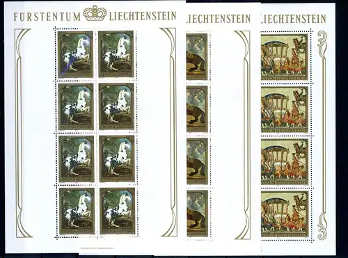 Liechtenstein Kleinbogen 171-219 postfrisch Kunst #GG1592