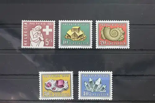 Schweiz 657-661 postfrisch Pro Patria #WK203