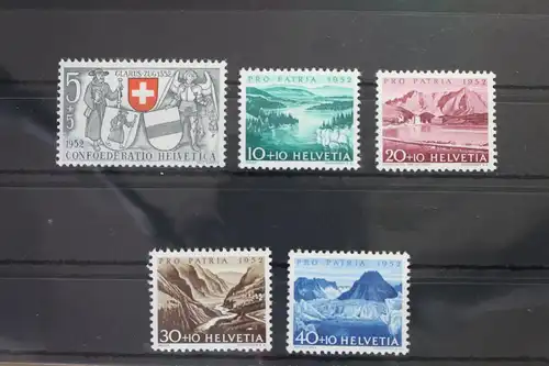 Schweiz 570-574 postfrisch Pro Patria #WK238