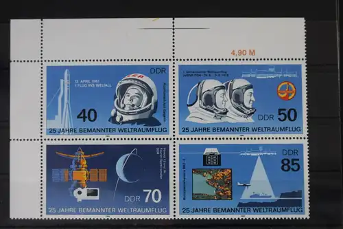 DDR 3005-3008 postfrisch Viererblock #WF397