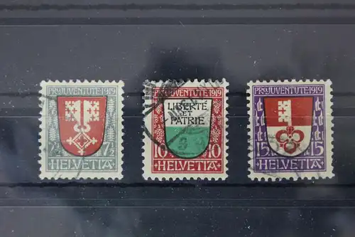 Schweiz 149-151 gestempelt Pro Juventute #WL016