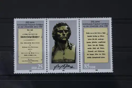 DDR 3254-3255 postfrisch Dreierstreifen #WF765