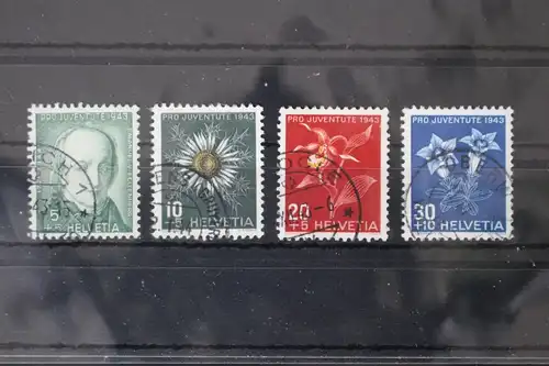 Schweiz 424-427 gestempelt Pro Juventute #WL137
