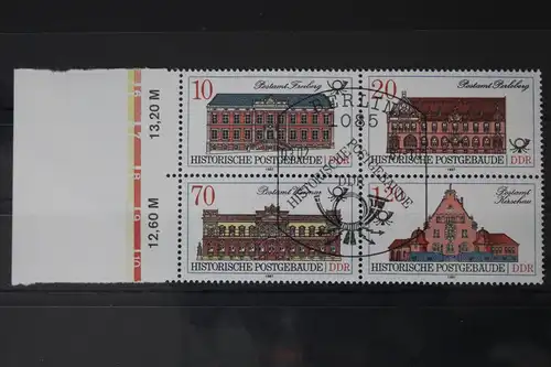 DDR 3067-3070 gestempelt Viererblock #WF451
