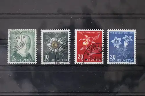 Schweiz 424-427 gestempelt Pro Juventute #WL139
