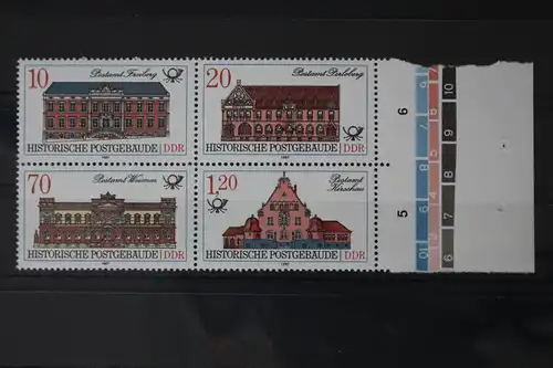 DDR 3067-3070 postfrisch Viererblock #WF458