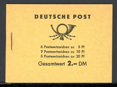 DDR Markenheftchen 3 b 2 postfrisch #JM132