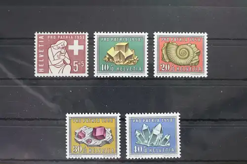 Schweiz 657-661 postfrisch Pro Patria #WK202