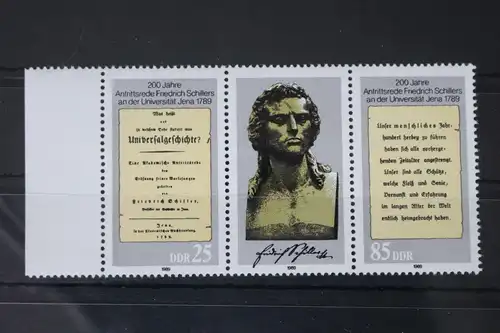 DDR 3254-3255 postfrisch Dreierstreifen #WF732