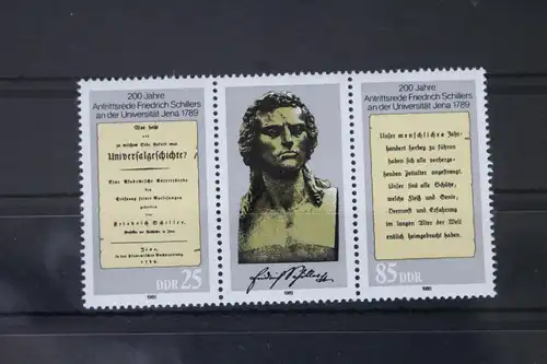 DDR 3254-3255 postfrisch Dreierstreifen #WF764