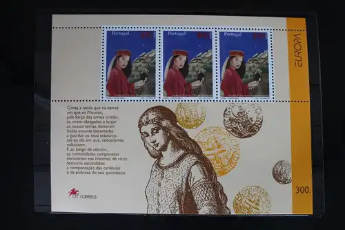 Portugal Block 124 mit 2183 postfrisch Europa Sagen und Legenden #WI876