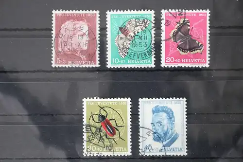 Schweiz 588-592 gestempelt Pro Juventute #WL187