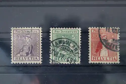 Schweiz 133-135 gestempelt Pro Juventute #WL005