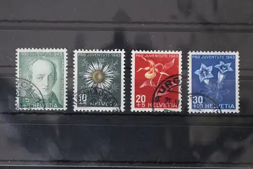 Schweiz 424-427 gestempelt Pro Juventute #WL135