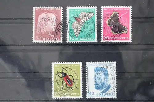 Schweiz 588-592 gestempelt Pro Juventute #WL186