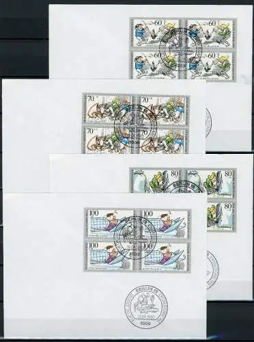 Berlin 868-71 Berlin Ersttagesbrief/FDC #HK748