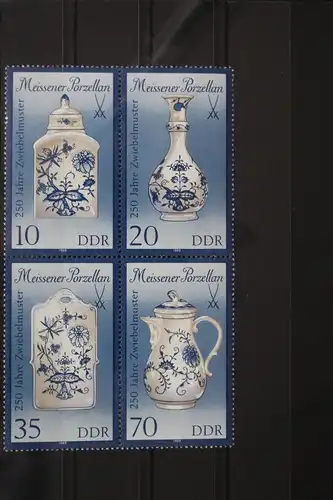 DDR 3241-3244 postfrisch Viererblock #WF709