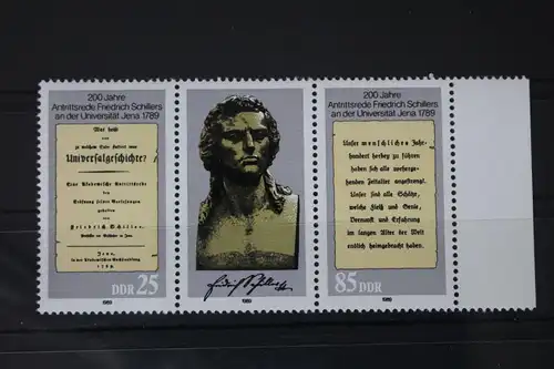 DDR 3254-3255 postfrisch Dreierstreifen #WF731