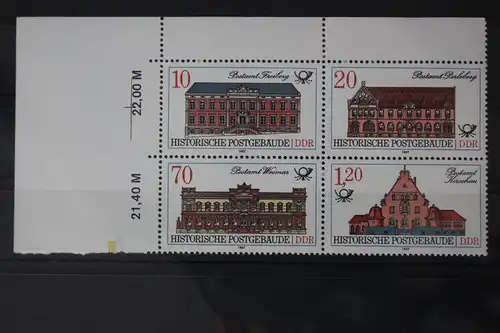 DDR 3067-3070 postfrisch Viererblock #WF457