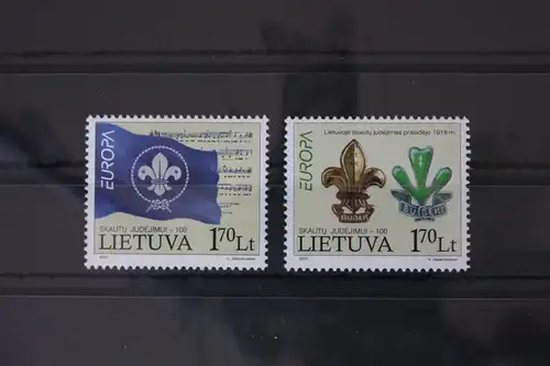 Litauen 933-934 postfrisch Europa Pfadfinder #WJ259