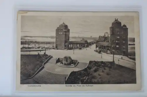 AK Duisburg Entrée du Pont de Ruhrort 1911 #PK861