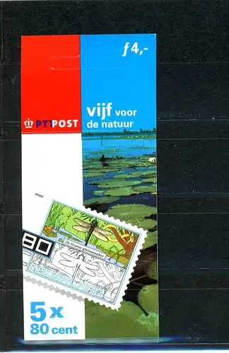 Niederlande Markenheft 62 gestempelt Libellen #1B244