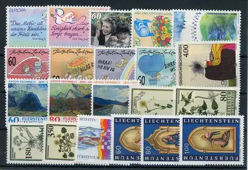 Liechtenstein Jahrgang 1995 1103-1123 postfrisch #1B275