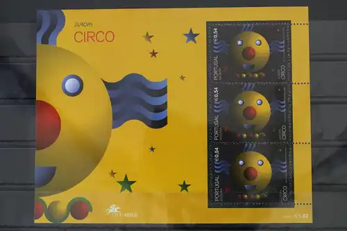 Portugal Madeira Block 25 mit 217 postfrisch Europa Zirkus #WK691