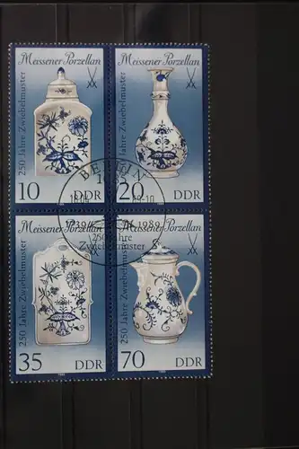 DDR 3241-3244 gestempelt Viererblock #WF717