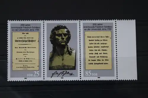 DDR 3254-3255 postfrisch Dreierstreifen #WF739