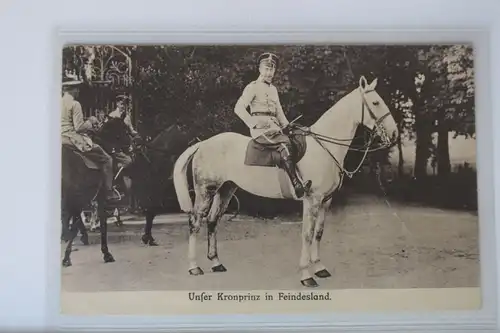 AK Deutschland Unser Kronprinz im Feindesland Feldpost 1915 #PK901