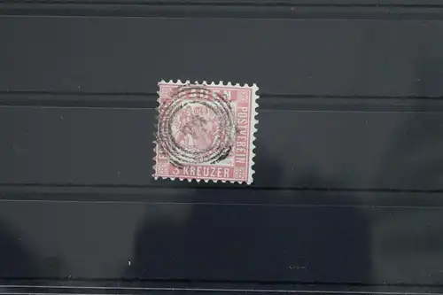 Altdeutschland Baden 18 gestempelt mit Nummernstempel #WN571