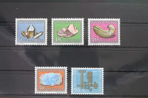 Schweiz 714-718 postfrisch Pro Patria #WK216