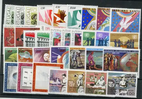 Portugal Jahrgang 1975 1272-1304 postfrisch Kunst #1B269