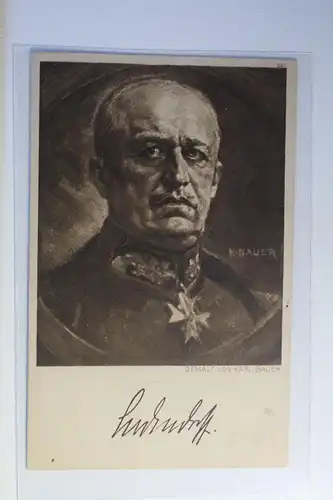 AK Deutschland Porträt v. Karl Litzmann (gemalt v. F. Quidenus) #PK999